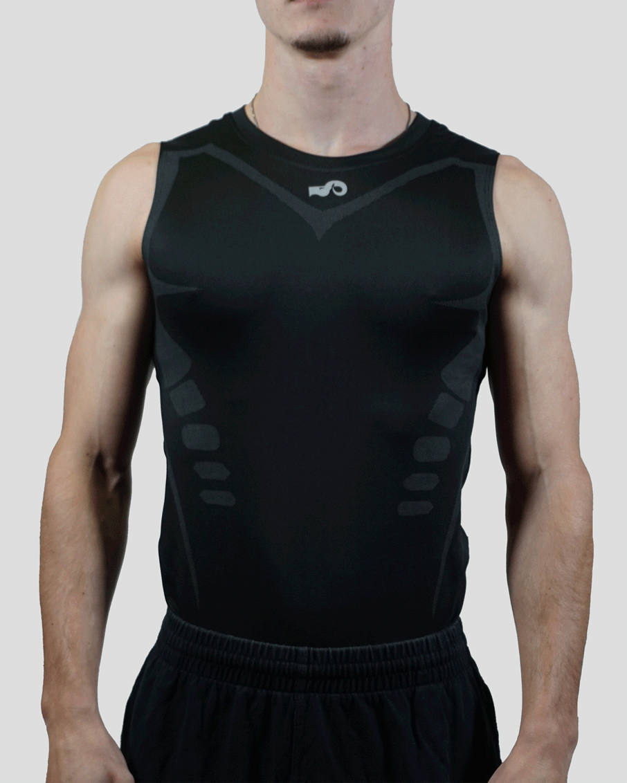 Camiseta Compresión tirantes Work in Silence