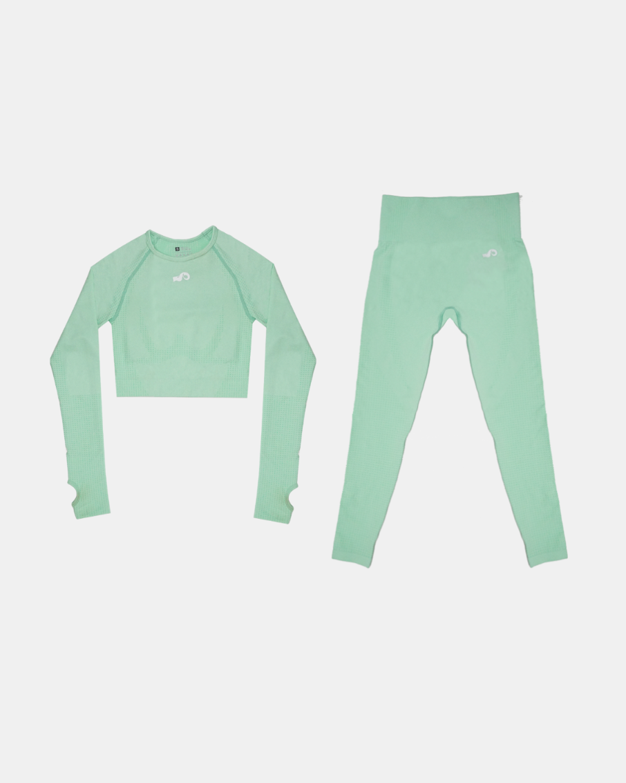 Conjunto largo verde